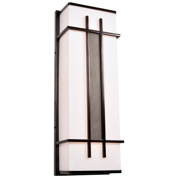 Tuxedo, Outdoor LED Wall Mount, Bronze Finish, Acrylic Lens Acrylic, Access Lighting, Mfr#: 20100LEDDMG-BRZ/ACR